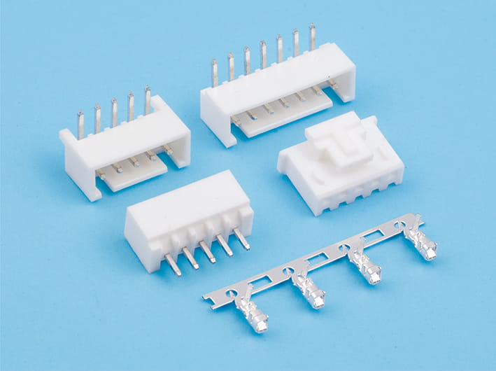 2.5mm pitch connector, pcb board-to-board interconnect strip, wire-to-board vertical/horizontal plug set