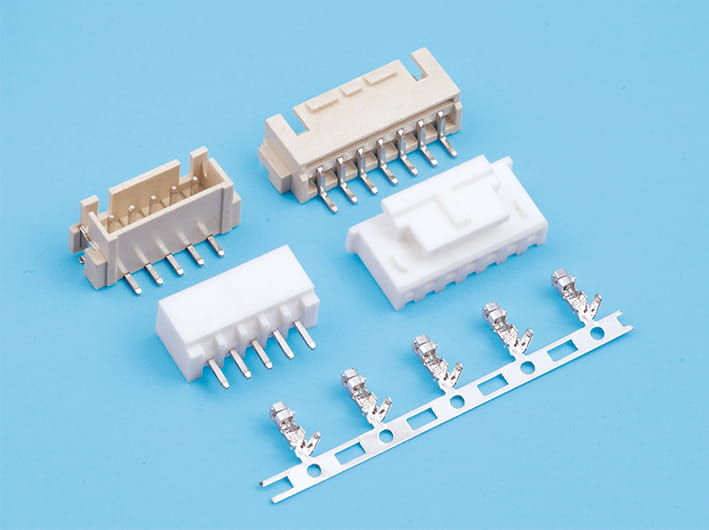 2.5mm pitch wire-to-board strip connector, vertical/horizontal pcb mount, electronic components