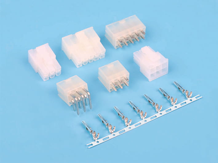 4.2mm pitch wire-to-board strip connectors, pcb signal connectors, durable housing, electrical terminal kit