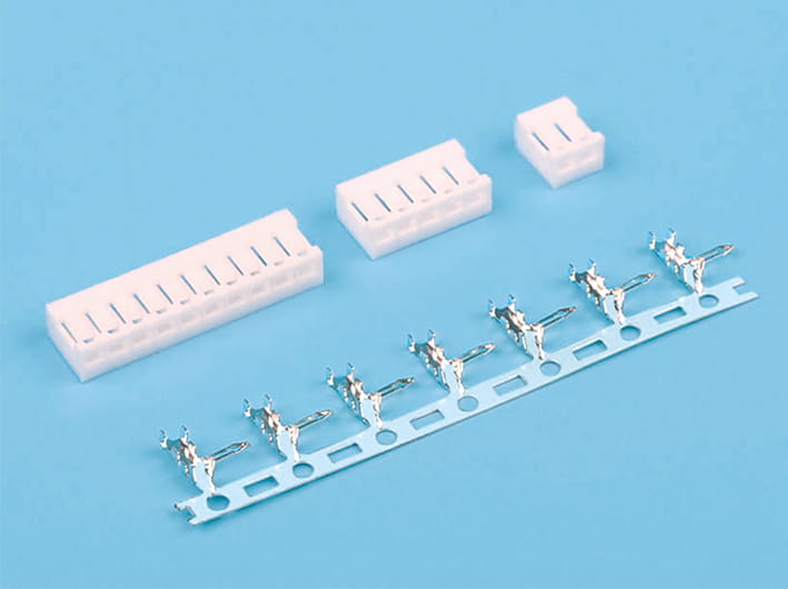 2.0mm pitch wire-to-board strip connector kit, pcb mount, signal transfer, durable housing, for prototyping and electronics