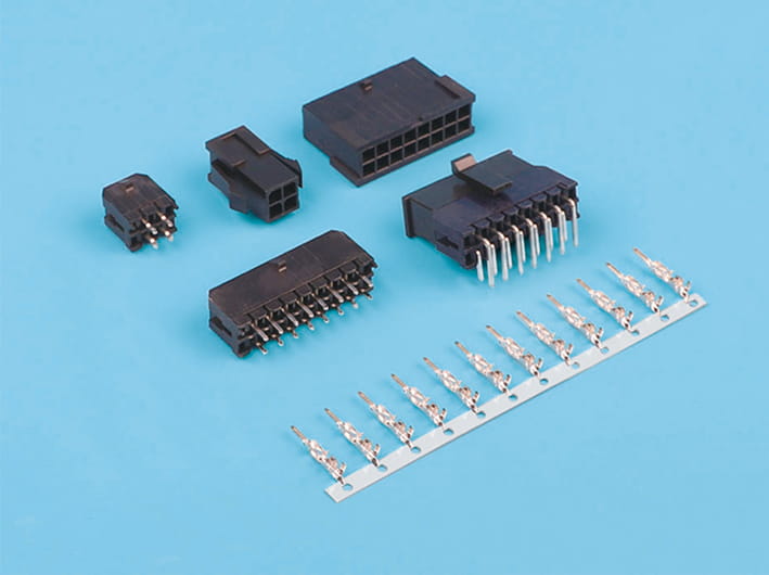 MX3.0 Single- Double Row Wire-to-Board Strip Connector